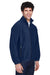 UltraClub 8485 Mens Iceberg Pill Resistant Fleece Full Zip Jacket Navy Blue Model 3q