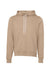 Bella + Canvas BC3719/3719 Mens Sponge Fleece Hooded Sweatshirt Hoodie Tan Flat Front