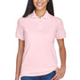 UltraClub Womens Classic Short Sleeve Polo Shirt - Pink