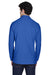 UltraClub 8532 Mens Classic Long Sleeve Polo Shirt Royal Blue Model Back