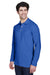 UltraClub 8532 Mens Classic Long Sleeve Polo Shirt Royal Blue Model 3q