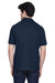 UltraClub 8535/8535T Mens Classic Short Sleeve Polo Shirt Navy Blue Model Back