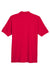 UltraClub 8535/8535T Mens Classic Short Sleeve Polo Shirt Red Flat Back