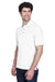 UltraClub 8535/8535T Mens Classic Short Sleeve Polo Shirt White Model 3q