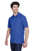 UltraClub 8535/8535T Mens Classic Short Sleeve Polo Shirt Royal Blue Model 3q