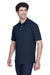 UltraClub 8535/8535T Mens Classic Short Sleeve Polo Shirt Navy Blue Model 3q