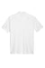 UltraClub 8540/8540T Mens Whisper Short Sleeve Polo Shirt White Flat Back