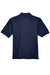 UltraClub 8540/8540T Mens Whisper Short Sleeve Polo Shirt Navy Blue Flat Back