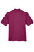 UltraClub 8540/8540T Mens Whisper Short Sleeve Polo Shirt Wine Flat Back