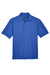 UltraClub 8540/8540T Mens Whisper Short Sleeve Polo Shirt Royal Blue Flat Front