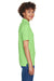 UltraClub 8541 Womens Whisper Short Sleeve Polo Shirt Apple Green Model Side