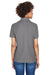 UltraClub 8541 Womens Whisper Short Sleeve Polo Shirt Graphite Grey Model Back