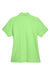 UltraClub 8541 Womens Whisper Short Sleeve Polo Shirt Apple Green Flat Back