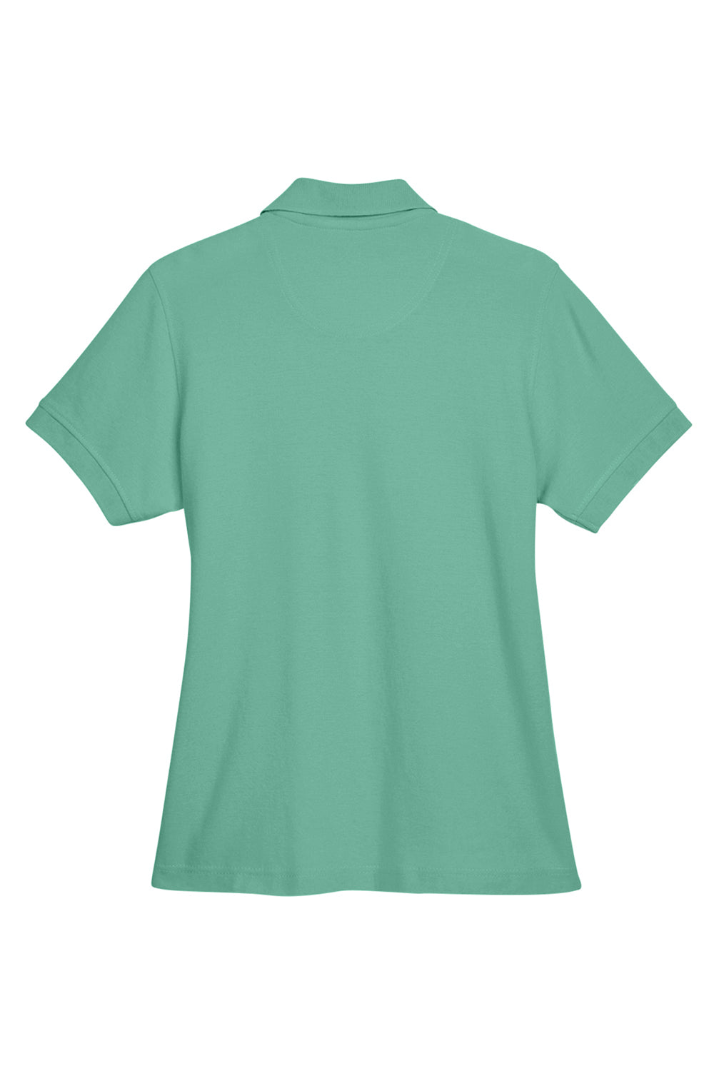 UltraClub 8541 Womens Whisper Short Sleeve Polo Shirt Leaf Green Flat Back