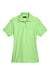 UltraClub 8541 Womens Whisper Short Sleeve Polo Shirt Apple Green Flat Front