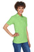 UltraClub 8541 Womens Whisper Short Sleeve Polo Shirt Apple Green Model 3q