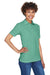 UltraClub 8541 Womens Whisper Short Sleeve Polo Shirt Leaf Green Model 3q