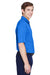 UltraClub 8610 Mens Cool & Dry 8 Star Elite Performance Moisture Wicking Short Sleeve Polo Shirt Royal Blue Model Side