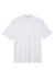 UltraClub 8610 Mens Cool & Dry 8 Star Elite Performance Moisture Wicking Short Sleeve Polo Shirt White Flat Back