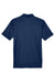 UltraClub 8610 Mens Cool & Dry 8 Star Elite Performance Moisture Wicking Short Sleeve Polo Shirt Navy Blue Flat Back