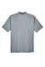 UltraClub 8610 Mens Cool & Dry 8 Star Elite Performance Moisture Wicking Short Sleeve Polo Shirt Silver Grey Flat Back