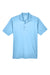 UltraClub 8610 Mens Cool & Dry 8 Star Elite Performance Moisture Wicking Short Sleeve Polo Shirt Columbia Blue Flat Front