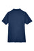 UltraClub 8610L Womens Cool & Dry 8 Star Elite Performance Moisture Wicking Short Sleeve Polo Shirt Navy Blue Flat Back