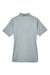 UltraClub 8610L Womens Cool & Dry 8 Star Elite Performance Moisture Wicking Short Sleeve Polo Shirt Silver Grey Flat Back