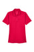 UltraClub 8610L Womens Cool & Dry 8 Star Elite Performance Moisture Wicking Short Sleeve Polo Shirt Red Flat Front