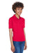 UltraClub 8610L Womens Cool & Dry 8 Star Elite Performance Moisture Wicking Short Sleeve Polo Shirt Red Model 3q