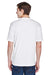 UltraClub 8620 Mens Cool & Dry Performance Moisture Wicking Short Sleeve Crewneck T-Shirt White Model Back