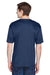 UltraClub 8620 Mens Cool & Dry Performance Moisture Wicking Short Sleeve Crewneck T-Shirt Navy Blue Model Back