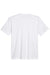 UltraClub 8620 Mens Cool & Dry Performance Moisture Wicking Short Sleeve Crewneck T-Shirt White Flat Back