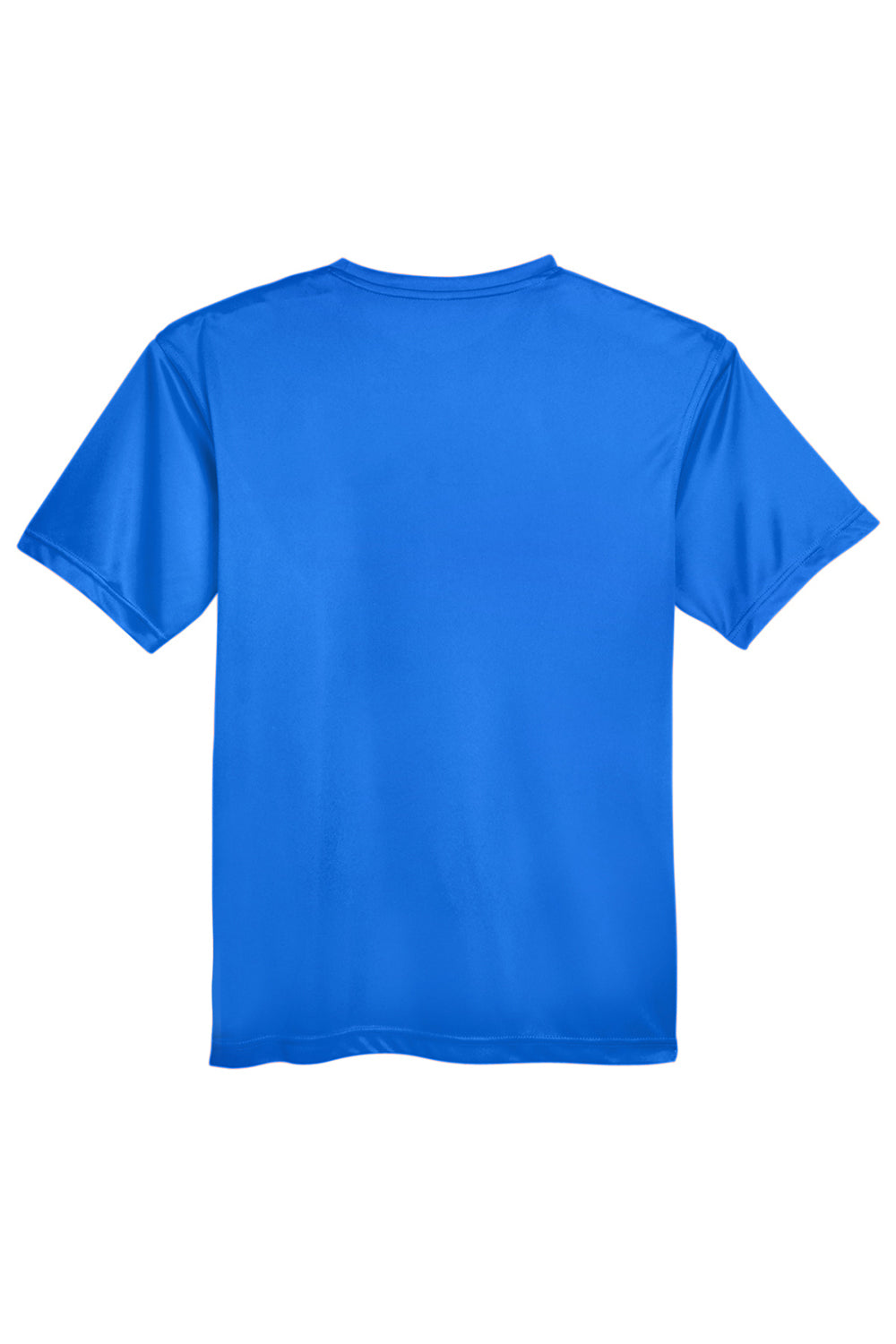 UltraClub 8620 Mens Cool & Dry Performance Moisture Wicking Short Sleeve Crewneck T-Shirt Royal Blue Flat Back