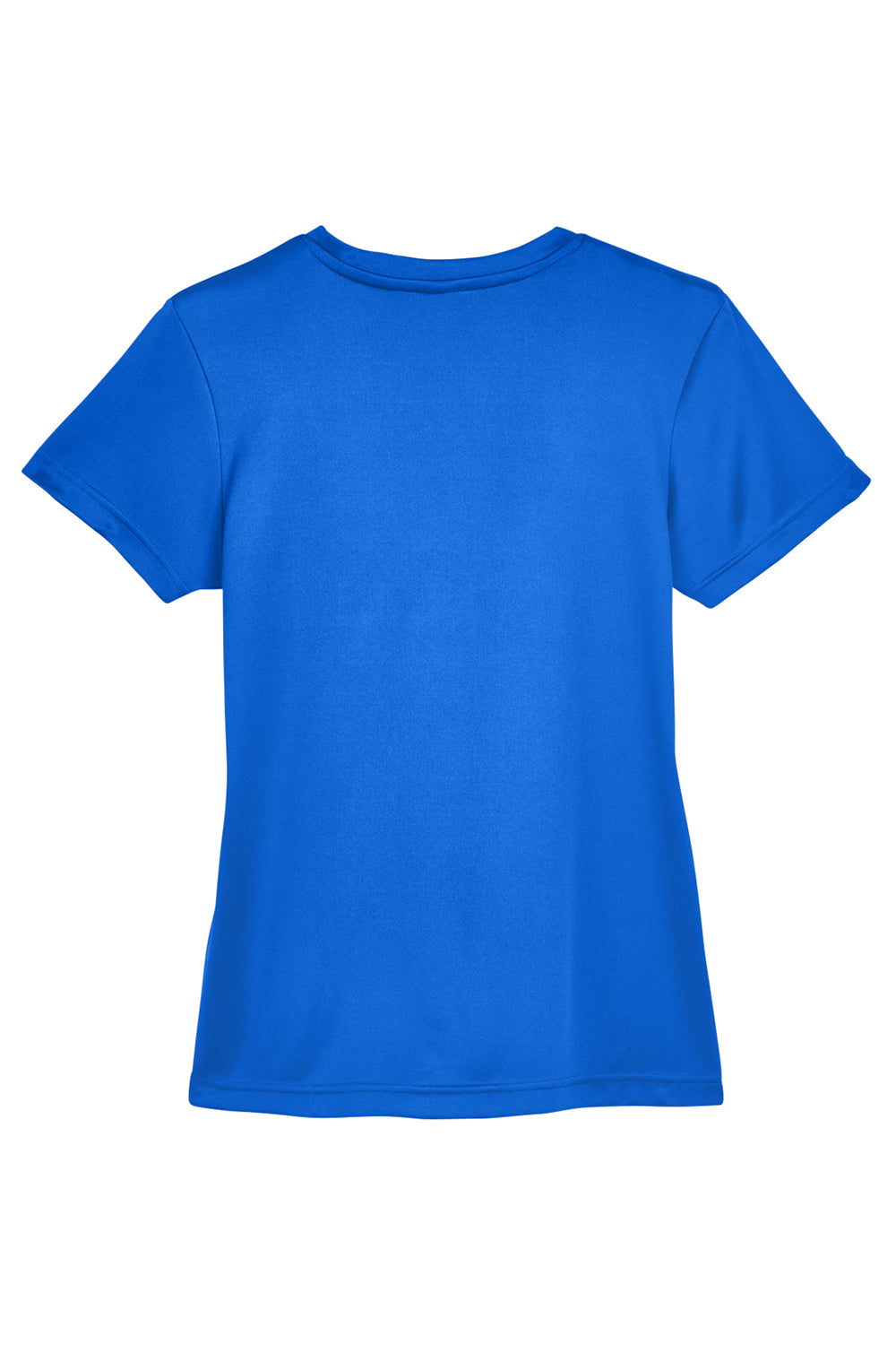 UltraClub 8620L Womens Cool & Dry Performance Moisture Wicking Short Sleeve Crewneck T-Shirt Royal Blue Flat Back