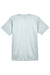 UltraClub 8620Y Youth Cool & Dry Performance Moisture Wicking Short Sleeve Crewneck T-Shirt Grey Flat Back