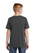 District DT130Y Youth Perfect Tri Short Sleeve Crewneck T-Shirt Charcoal Grey Model Back