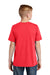 District DT130Y Youth Perfect Tri Short Sleeve Crewneck T-Shirt Red Frost Model Back