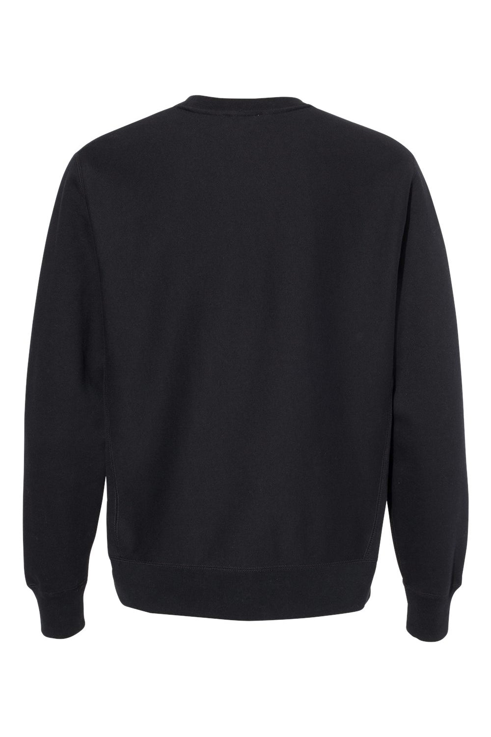 Independent Trading Co. IND5000C Mens Legend Crewneck Sweatshirt Black Flat Back