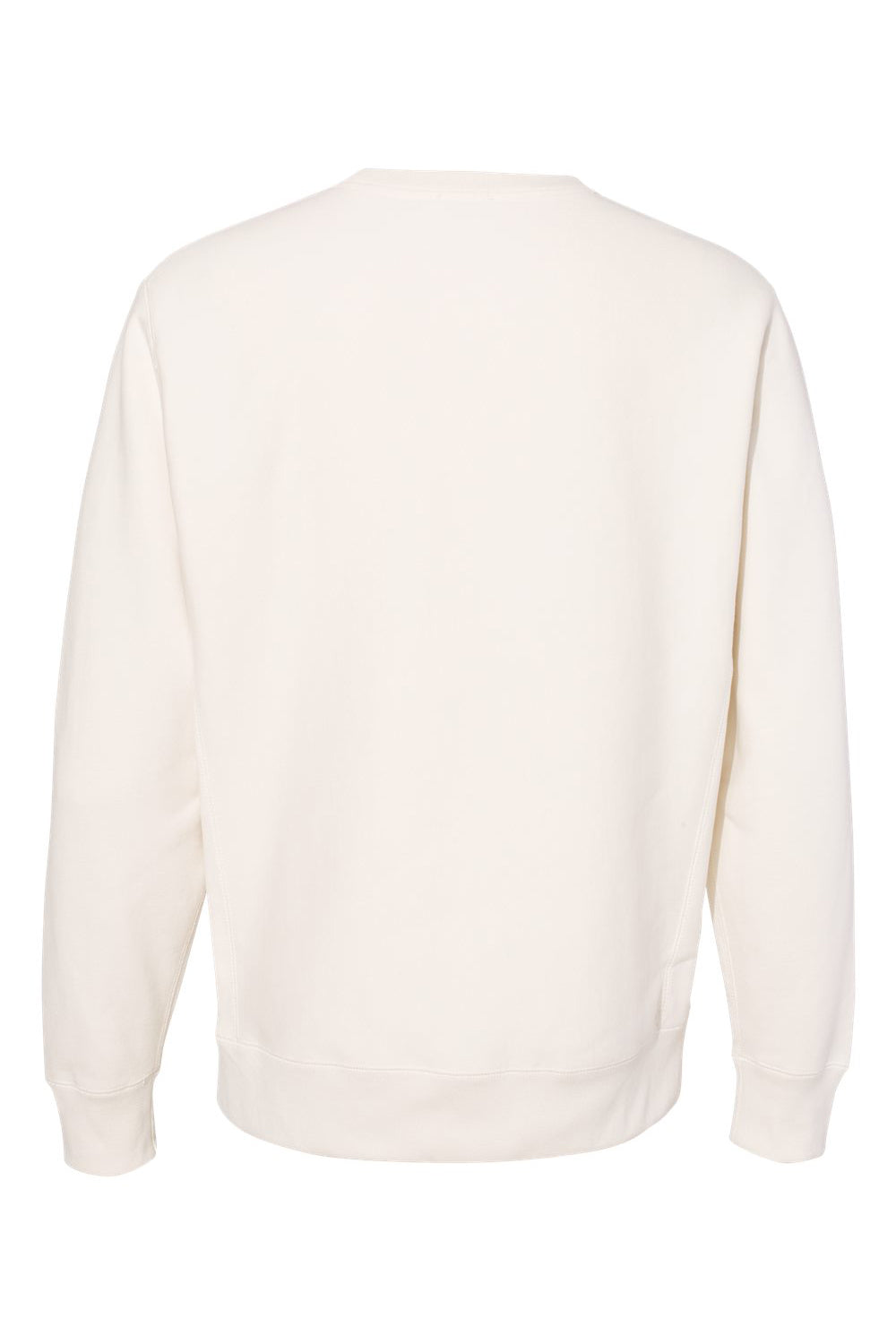 Independent Trading Co. IND5000C Mens Legend Crewneck Sweatshirt Bone Flat Back