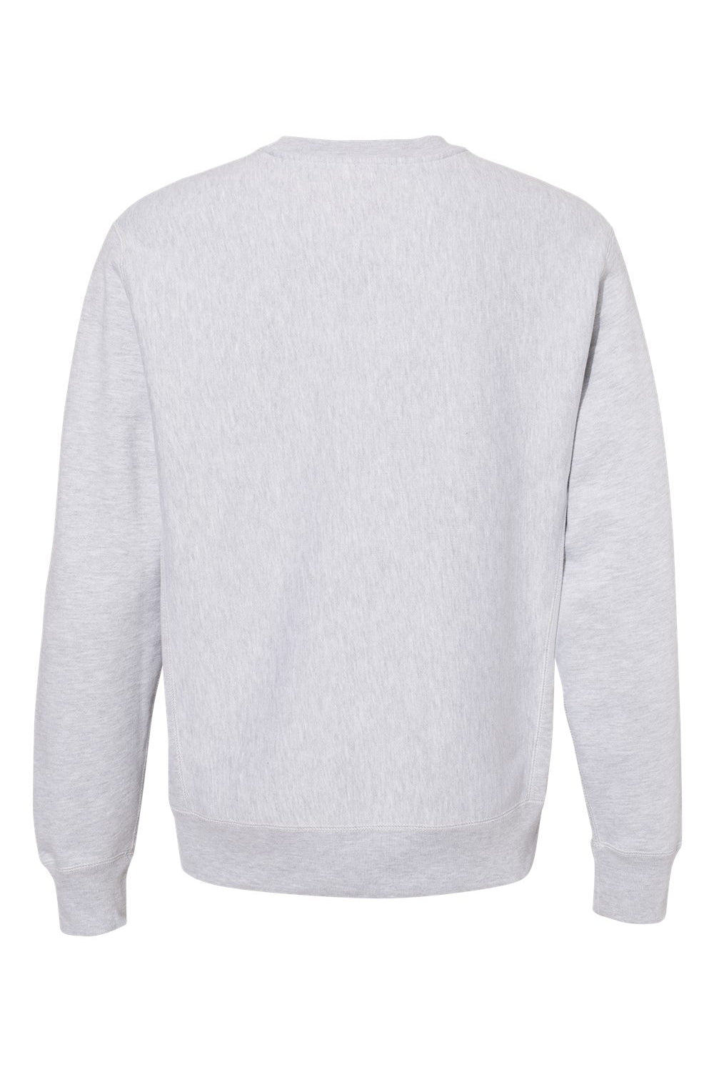 Independent Trading Co. IND5000C Mens Legend Crewneck Sweatshirt Heather Grey Flat Back