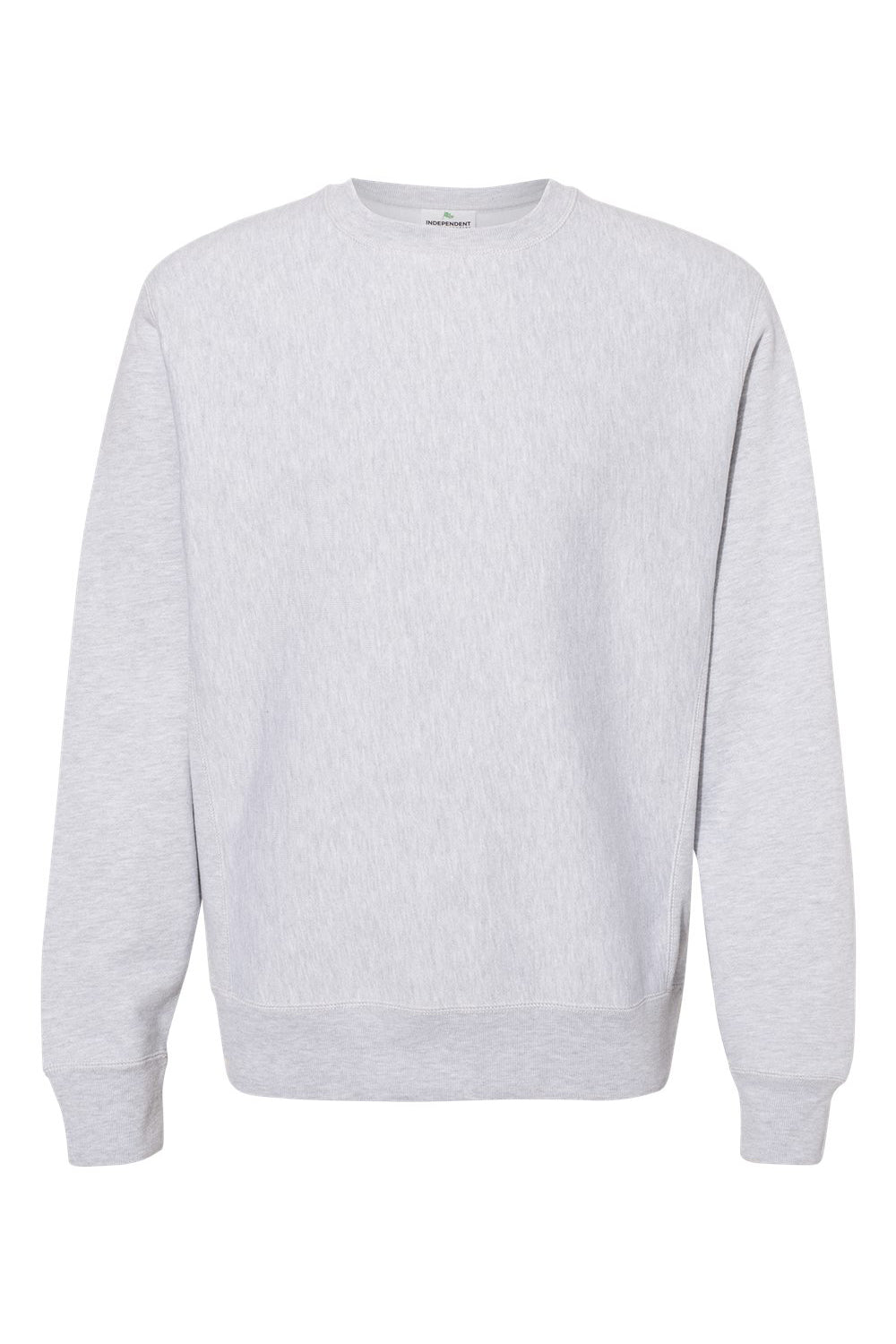 Independent Trading Co. IND5000C Mens Legend Crewneck Sweatshirt Heather Grey Flat Front