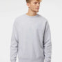 Independent Trading Co. Mens Legend Crewneck Sweatshirt - Heather Grey - NEW