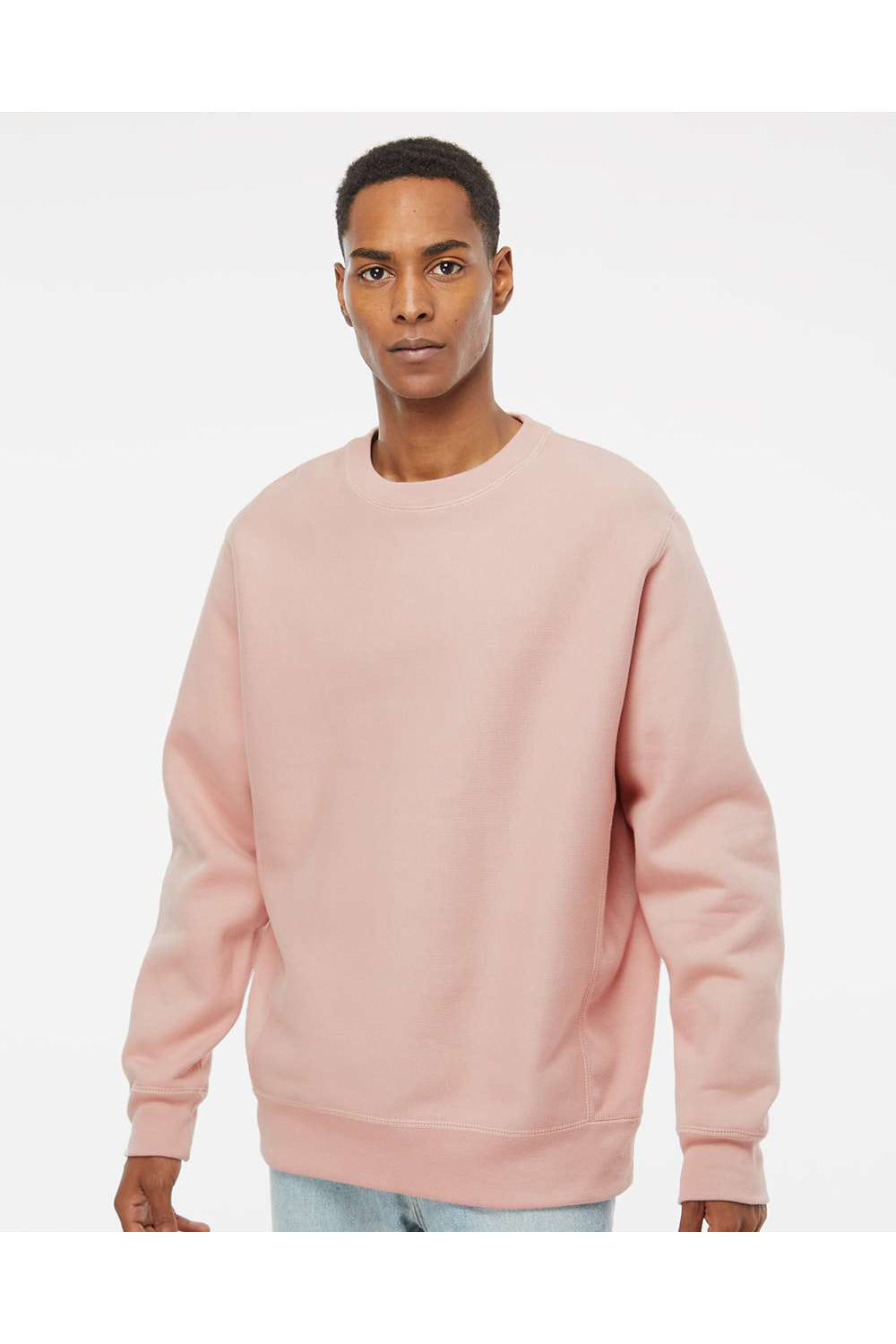 Independent Trading Co. IND5000C Mens Dusty Pink Legend Crewneck Sweatshirt BigTopShirtShop