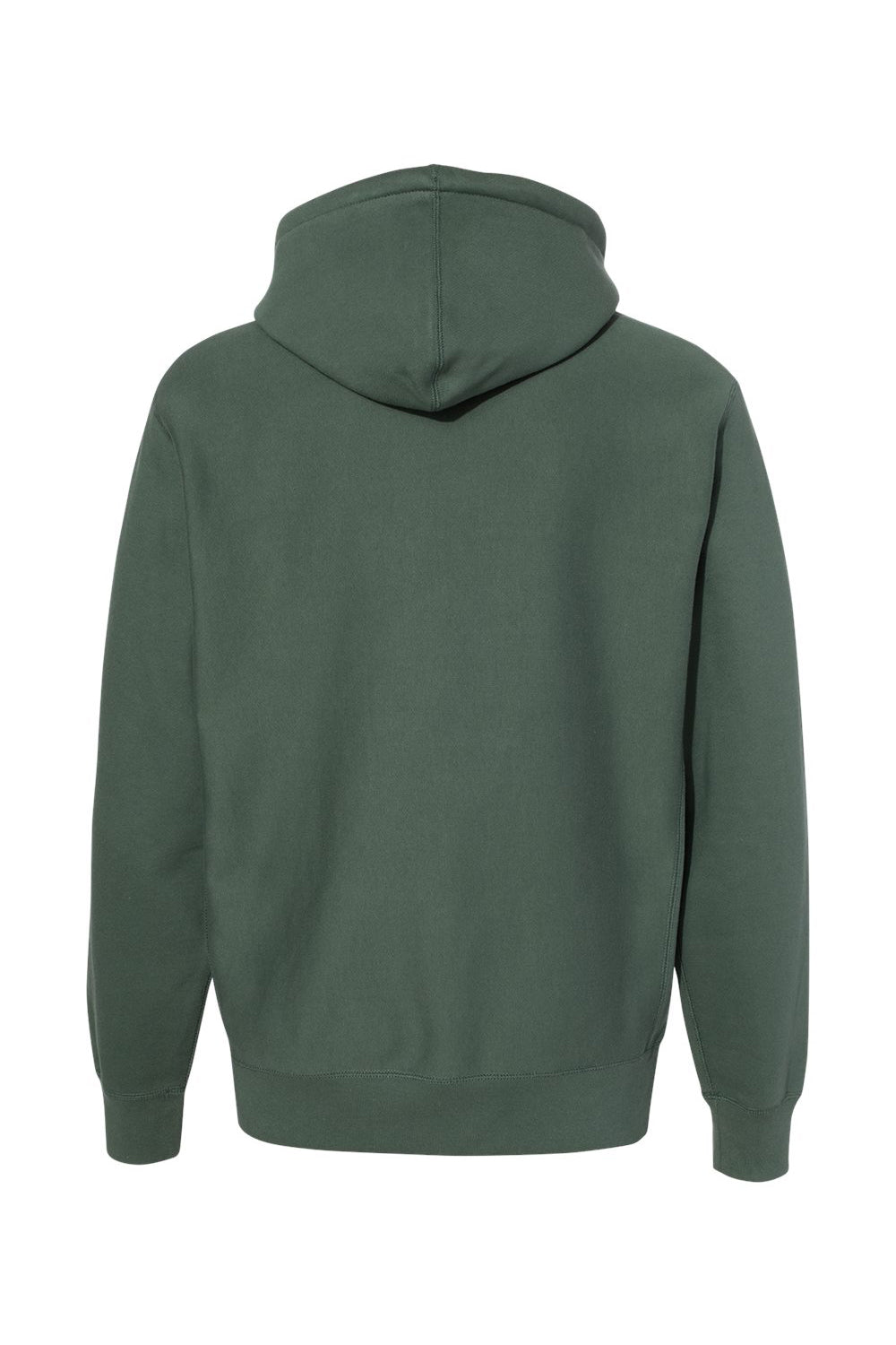 Independent Trading Co. IND5000P Mens Legend Hooded Sweatshirt Hoodie Alpine Green Flat Back