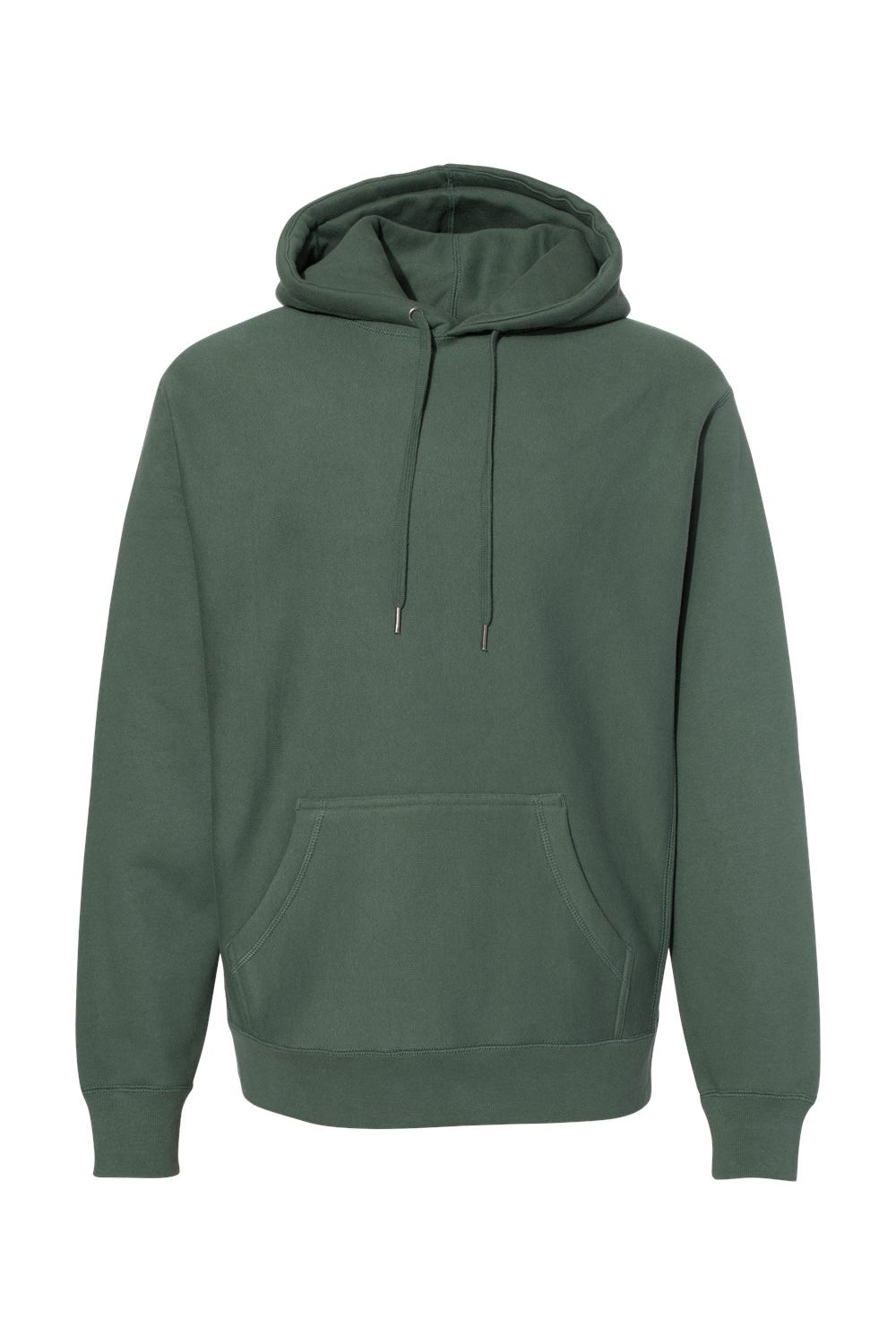 Independent Trading Co. IND5000P Mens Legend Hooded Sweatshirt Hoodie Alpine Green Flat Front