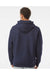 Independent Trading Co. IND5000P Mens Legend Hooded Sweatshirt Hoodie Classic Navy Blue Model Back