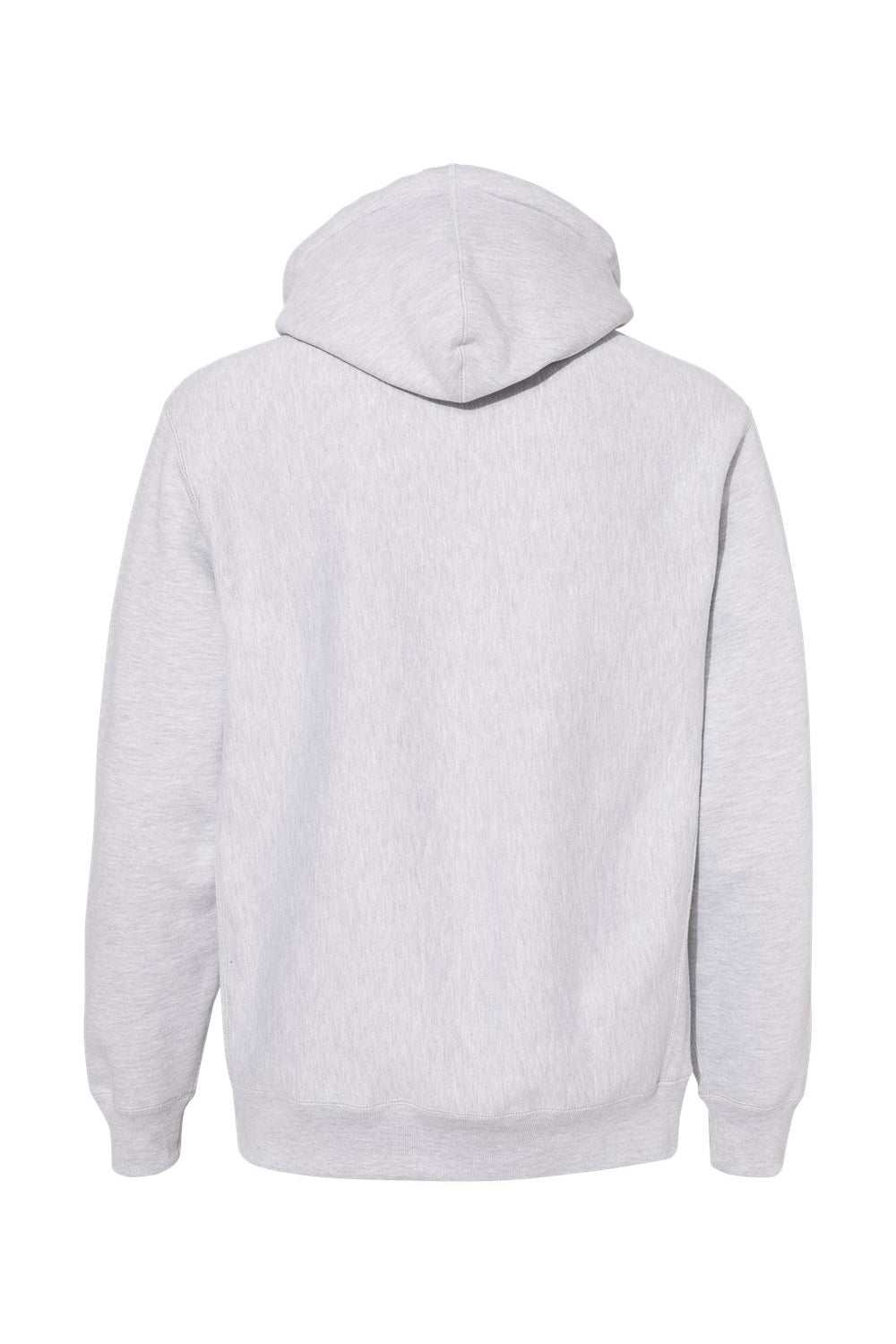 Independent Trading Co. IND5000P Mens Legend Hooded Sweatshirt Hoodie Heather Grey Flat Back