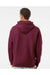 Independent Trading Co. IND5000P Mens Legend Hooded Sweatshirt Hoodie Maroon Model Back