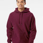 Independent Trading Co. Mens Legend Hooded Sweatshirt Hoodie - Maroon - NEW